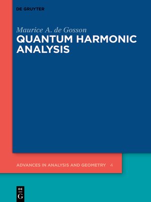 cover image of Quantum Harmonic Analysis